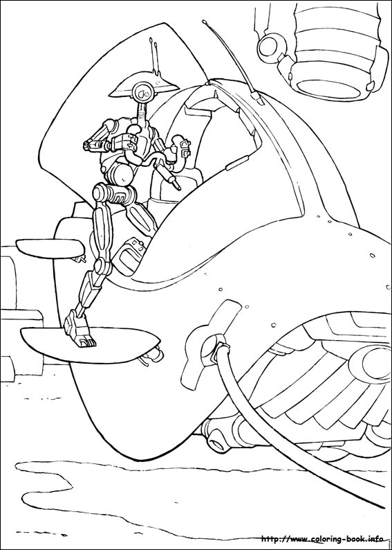 Star Wars coloring picture